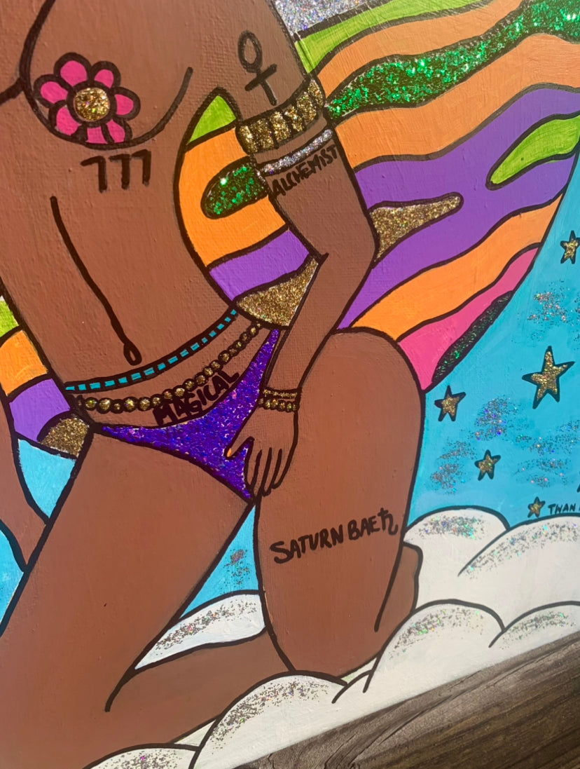 Saturn Bae (16x20")