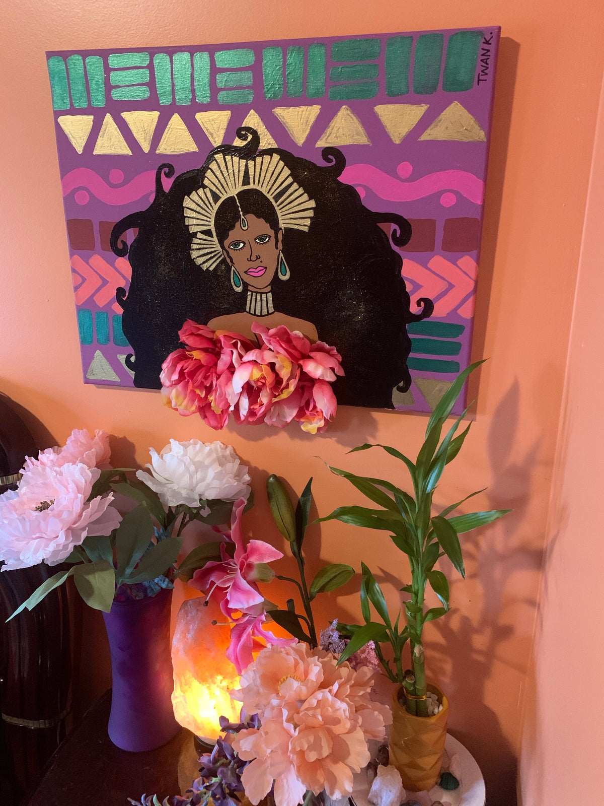 The Divine Feminine (Canvas Painting 16x20")