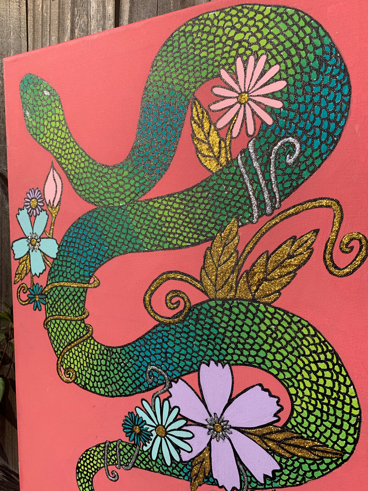 Transformation in Bloom (18x24”)