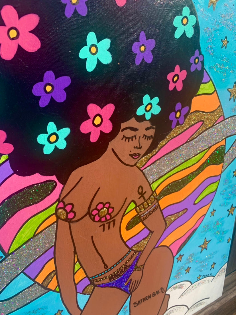 Saturn Bae (16x20")