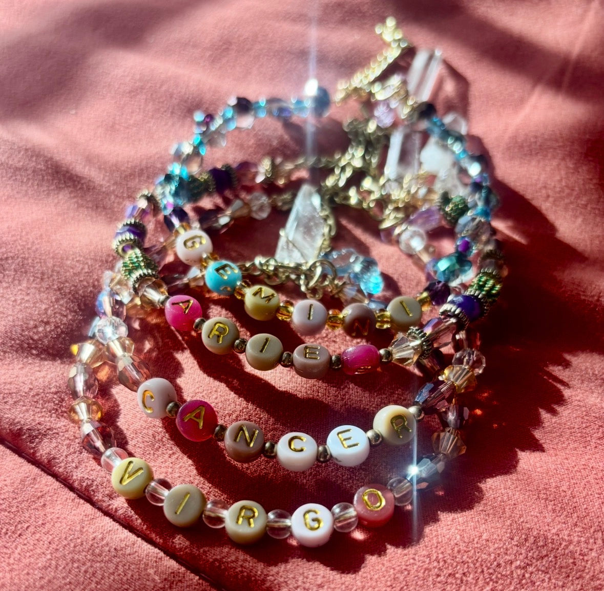 Zodiac Signs Beaded Bracelets
