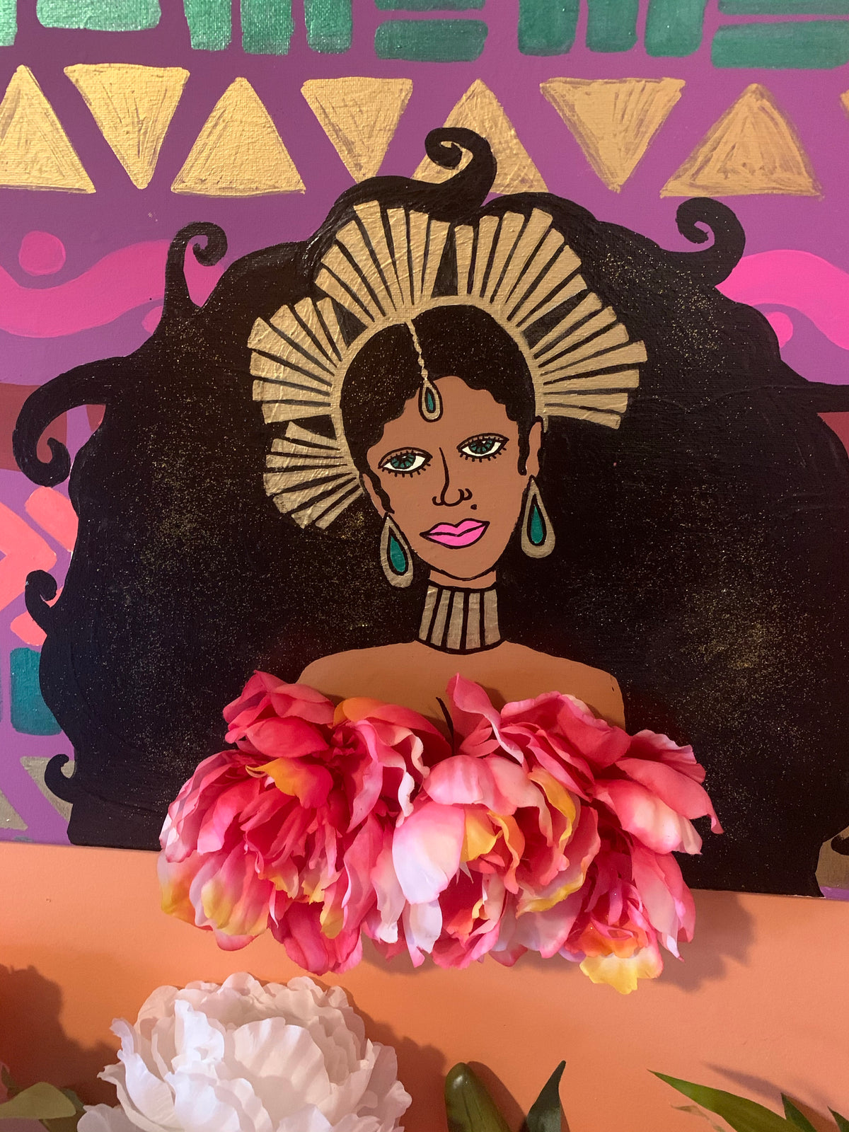 The Divine Feminine (Canvas Painting 16x20")