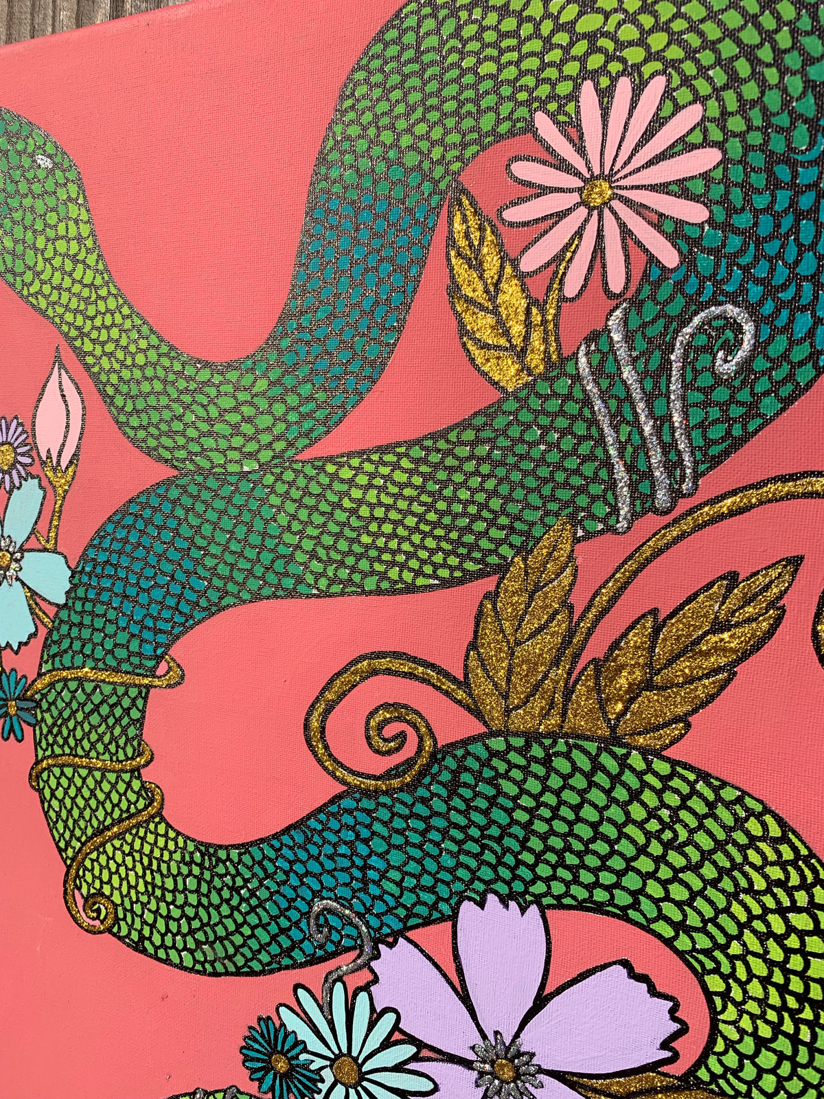 Transformation in Bloom (18x24”)