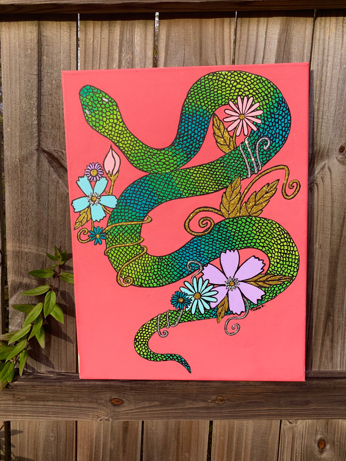 Transformation in Bloom (18x24”)